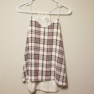 Plaid dress tankntop
